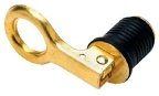 Brass Snap Lock Drain Plug 1"